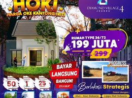 2 Kamar Rumah for sale in Buduran, Sidoarjo, Buduran