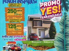 2 Kamar Rumah for sale in Buduran, Sidoarjo, Buduran