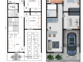 2 Habitación Casa en venta en Villa Del Rosario, Norte De Santander, Villa Del Rosario