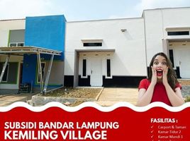 2 Kamar Rumah for sale in Lampung, Kedaton, Bandar Lampung, Lampung