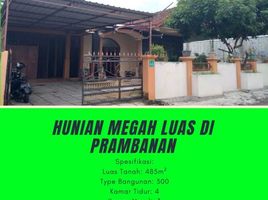 4 Schlafzimmer Haus zu verkaufen in Prambanan, Jawa Tengah, Prambanan, Klaten