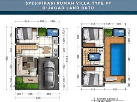 3 Kamar Vila for sale in Batu, Malang Regency, Batu