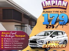 2 Kamar Rumah for sale in Buduran, Sidoarjo, Buduran