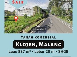  Tanah for sale in Klojen, Malang Regency, Klojen