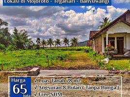  Land for sale in Banyuwangi, East Jawa, Gambiran, Banyuwangi