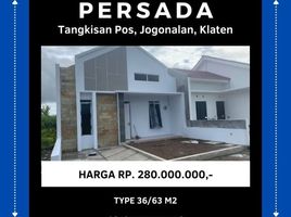 2 Kamar Rumah for sale in Jagonalan, Klaten, Jagonalan