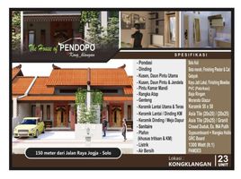 2 Bedroom Villa for sale in Prambanan, Klaten, Prambanan