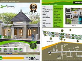 2 Bedroom House for sale in Prambanan, Klaten, Prambanan