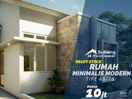 2 Kamar Rumah for sale in Subang, West Jawa, Pamanukan, Subang