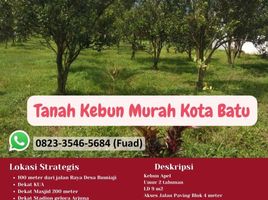  Tanah for sale in Malang Regency, East Jawa, Karangploso, Malang Regency