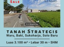  Land for sale in Gatak, Sukoharjo, Gatak