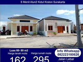 2 Kamar Rumah for sale in Pasar Kliwon, Surakarta, Pasar Kliwon