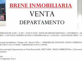 Studio Apartment for sale in Quilmes, Buenos Aires, Quilmes