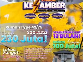 2 Kamar Rumah for sale in Buduran, Sidoarjo, Buduran