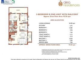 3 Bedroom Condo for sale at Alea Residences, Bacoor City, Cavite, Calabarzon