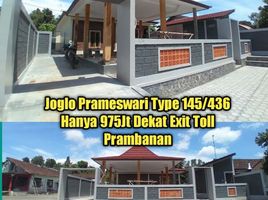 4 Schlafzimmer Haus zu verkaufen in Prambanan, Jawa Tengah, Prambanan