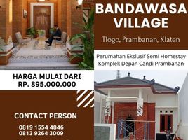 2 Bedroom House for sale in Prambanan, Klaten, Prambanan