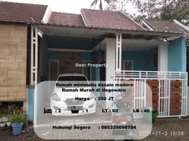 2 Bedroom House for sale in Klojen, Malang Regency, Klojen