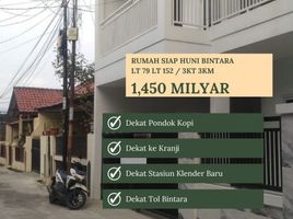 3 Habitación Villa en venta en Duren Sawit, Jakarta, Duren Sawit, Jakarta Timur, Jakarta