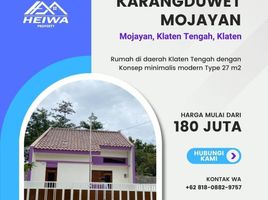 2 Bedroom House for sale in Klaten Tengah, Klaten, Klaten Tengah