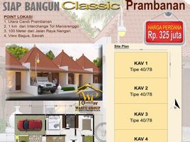 2 Kamar Rumah for sale in Prambanan, Klaten, Prambanan