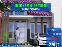 2 Kamar Vila for sale in Sedayu, Bantul, Sedayu