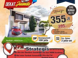 2 Kamar Rumah for sale in Sidoarjo, East Jawa, Sedati, Sidoarjo