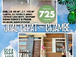 2 Kamar Rumah for sale in Sumurbandung, Bandung, Sumurbandung