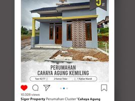 2 Bedroom House for sale in Bandar Lampung, Lampung, Sukarame, Bandar Lampung