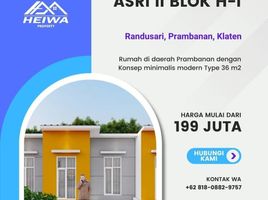 2 Kamar Rumah for sale in Prambanan, Klaten, Prambanan