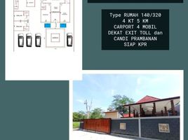 4 Kamar Rumah for sale in Prambanan, Jawa Tengah, Prambanan