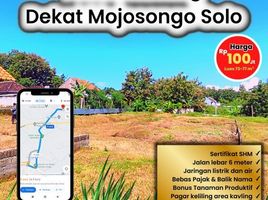  Land for sale in Gondangrejo, Karanganyar, Gondangrejo