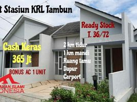 2 Kamar Rumah for sale in Tambun, Bekasi, Tambun