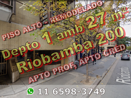 Studio Apartment for sale in Federal Capital, Buenos Aires, Federal Capital