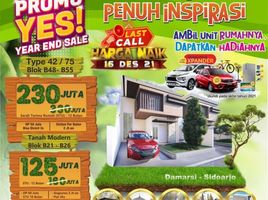 2 Kamar Rumah for sale in Buduran, Sidoarjo, Buduran