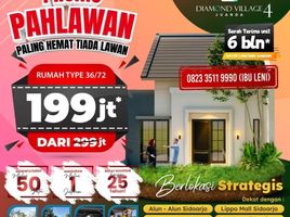 2 Kamar Rumah for sale in Buduran, Sidoarjo, Buduran