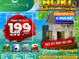 2 Kamar Rumah for sale in Buduran, Sidoarjo, Buduran