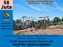  Land for sale in Ngajum, Malang Regency, Ngajum