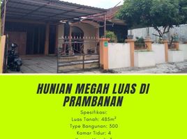 4 Habitación Villa en venta en Prambanan, Jawa Tengah, Prambanan