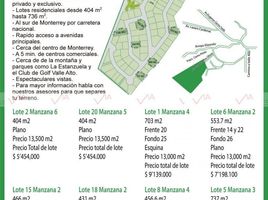 Terrain à vendre à Monterrey, Nuevo Leon, Monterrey