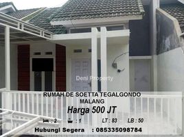 2 Kamar Rumah for sale in Klojen, Malang Regency, Klojen