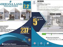 2 Kamar Rumah for sale in Klaten Selatan, Klaten, Klaten Selatan