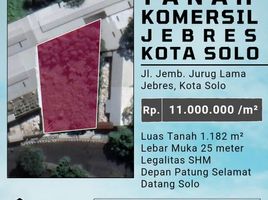  Land for sale in Jebres, Jawa Tengah, Jebres, Surakarta