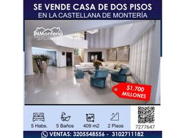 5 Habitación Villa en venta en Monteria, Córdoba, Monteria