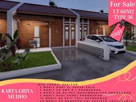 2 Bedroom House for sale in Prambanan, Klaten, Prambanan