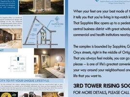 1 Bedroom Condo for sale at The Sapphire Bloc – South Tower, Pasig City