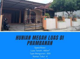 4 Kamar Rumah for sale in Prambanan, Jawa Tengah, Prambanan
