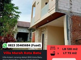 3 Kamar Rumah for sale in Bumiaji, Malang Regency, Bumiaji