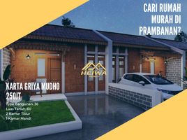 2 Bedroom Villa for sale in Prambanan, Klaten, Prambanan