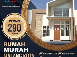 2 Kamar Rumah for sale in Kidung Kandang, Malang Regency, Kidung Kandang